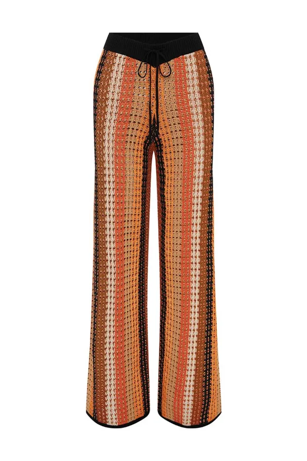 Women Pants Runaway The Label AIMEE PANT Orange Multi