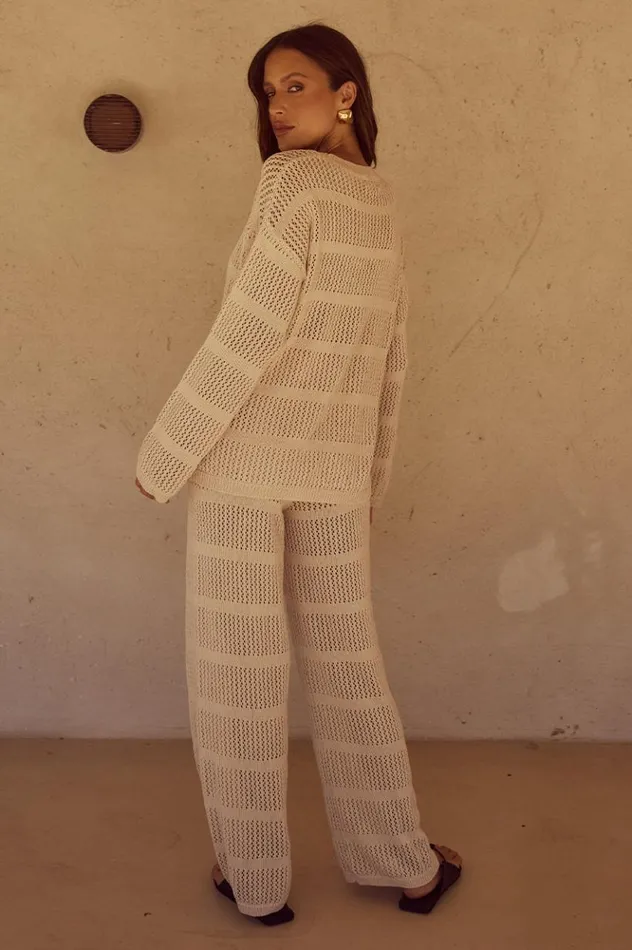 Women Pants Runaway The Label CRAWFORD PANT Sand