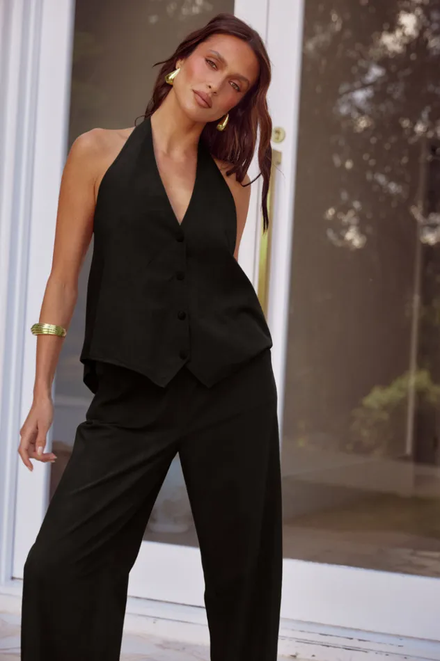 Women Pants Runaway The Label FLORENT PANT Black