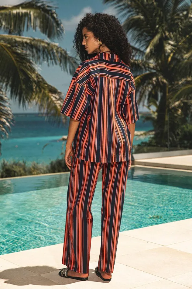 Women Pants Runaway The Label GABBIE PANT Orangenavy