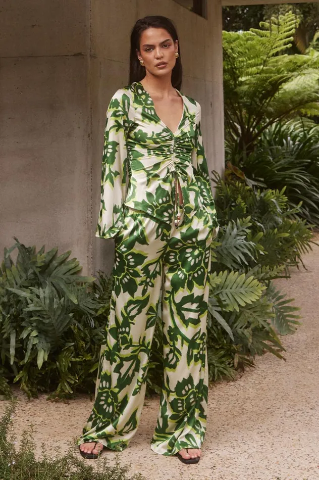 Women Pants Runaway The Label MIRAGE PANT Luela Print