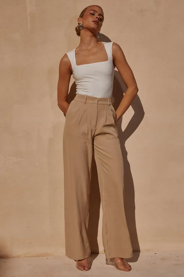 Women Pants Runaway The Label RYAN PANT Sand