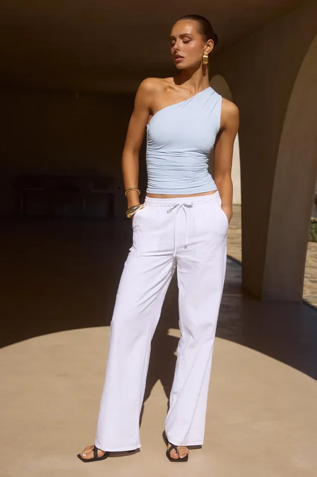 Women Pants Runaway The Label SABINO PANT White