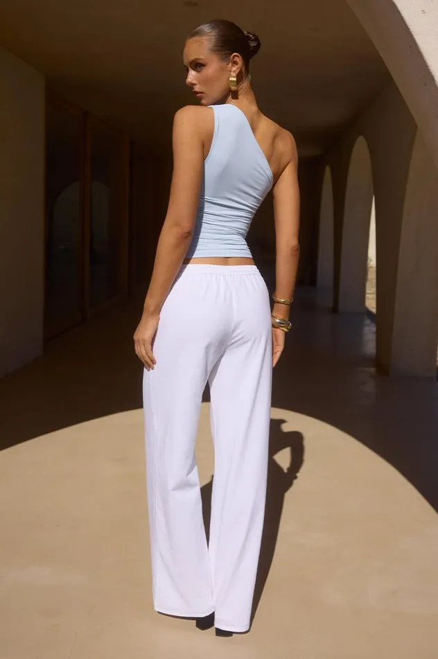 Women Pants Runaway The Label SABINO PANT White