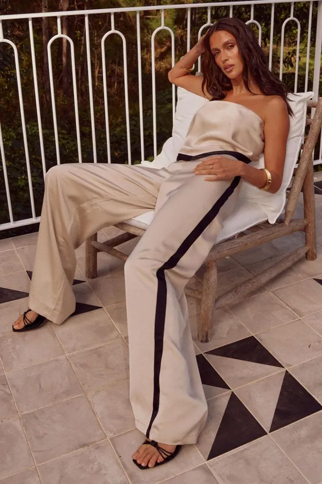 Women Pants Runaway The Label TURNER PANT Sand