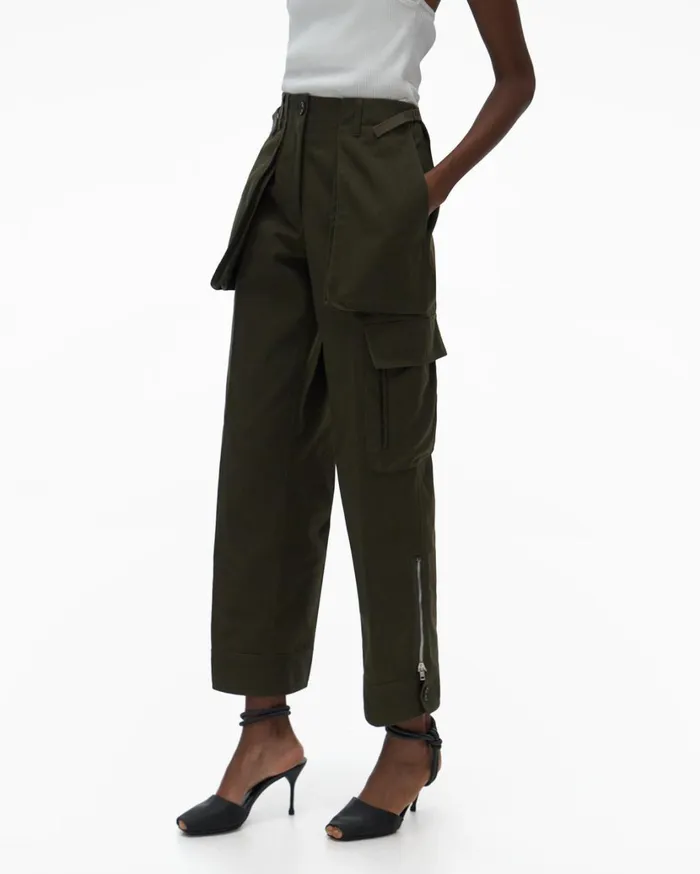 Women Patch Pocket Pant Hunter Sage Helmut Lang Pants