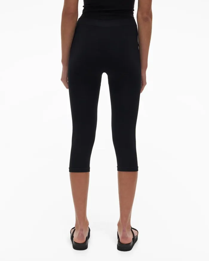 Women Pedal Pusher Black Helmut Lang Pants