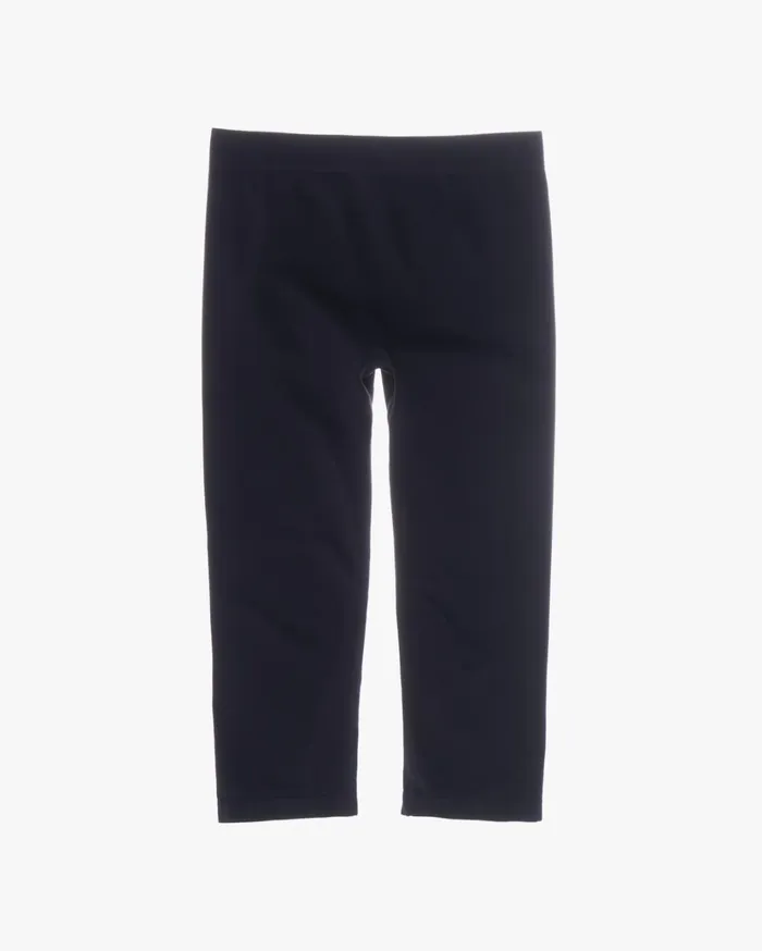 Women Pedal Pusher Black Helmut Lang Pants