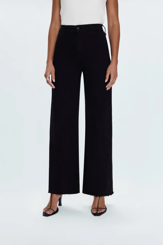 Women Penny High Rise Wide Jean 8211 Black Pistola Denim Denim