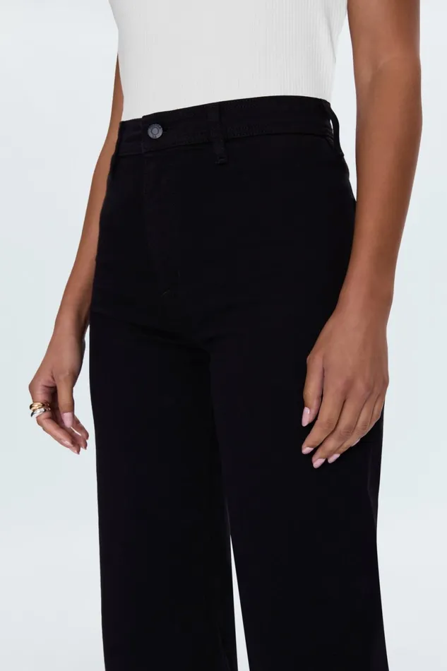 Women Penny High Rise Wide Jean 8211 Black Pistola Denim Denim