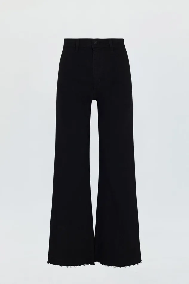 Women Penny High Rise Wide Jean 8211 Black Pistola Denim Denim