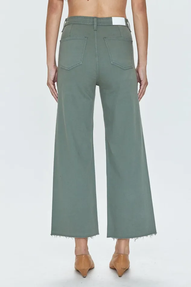 Women Penny High Rise Wide Leg Crop Jean 8211 Bluff Pistola Denim Pants