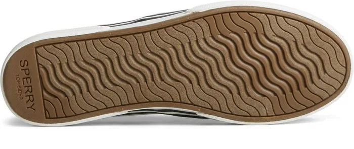 Women Pier Wave Platform Slip On Sneaker Black Sperry Sneakers