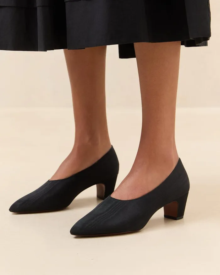 Women Pumps and Mules Loeffler Randall Maeve Black Moir Low Pump Women Pumps and Mules Loeffler Randall Maeve Black Moir Low Pump