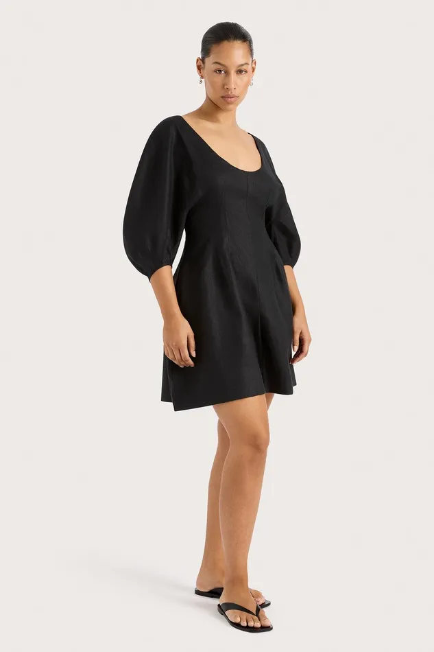 Women Raynara Mini Dress Black Faithfull The Brand Dresses Women Raynara Mini Dress Black Faithfull The Brand Dresses