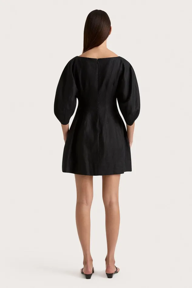 Women Raynara Mini Dress Black Faithfull The Brand Dresses Women Raynara Mini Dress Black Faithfull The Brand Dresses