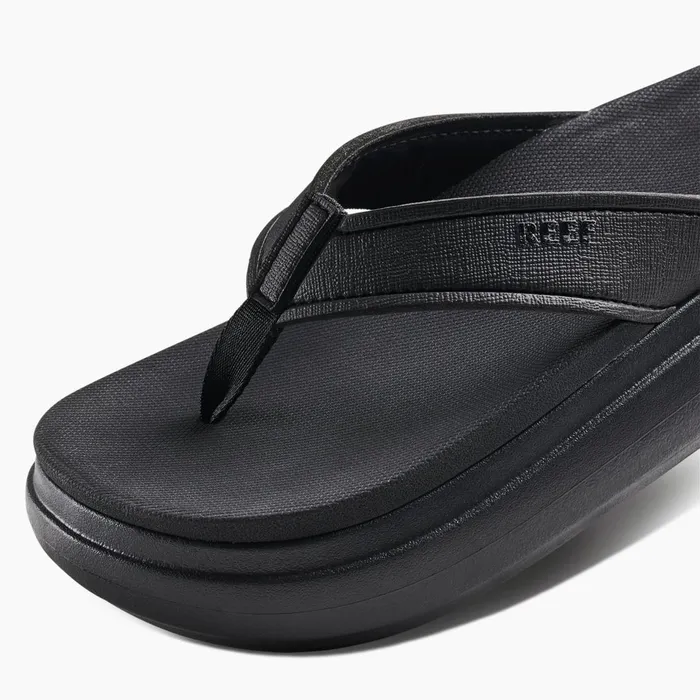 Women Reef Flip Flops Cushion Bondi Blackblack Women Reef Flip Flops Cushion Bondi Blackblack