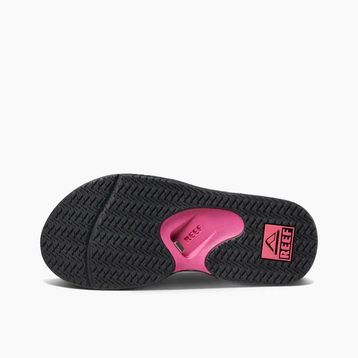 Women Reef Flip Flops Fanning Black Women Reef Flip Flops Fanning Black
