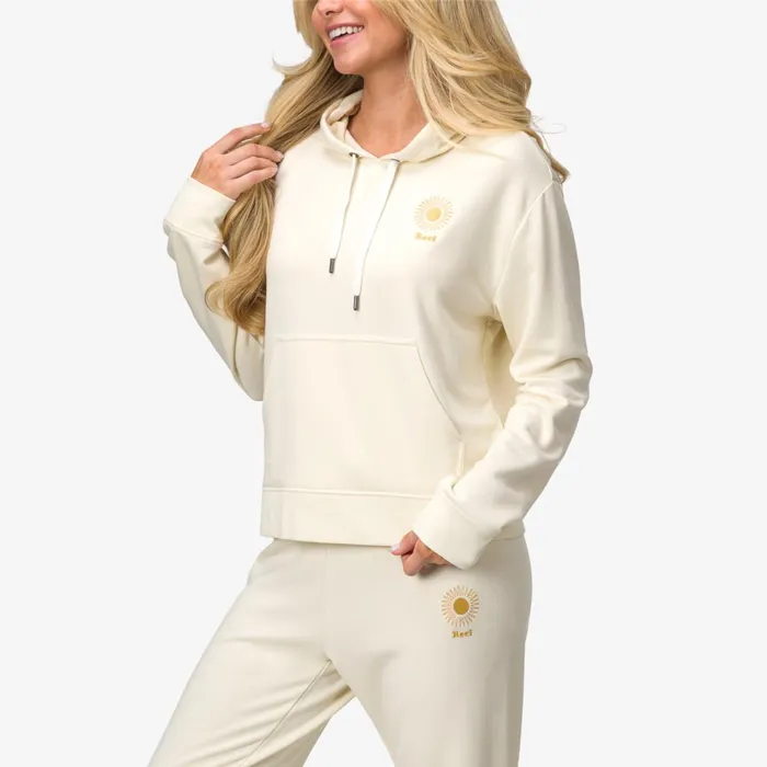 Women Reef Hoodies Sweaters and Jackets Cozy Pullover Hoodie Almond Milk Women Reef Hoodies Sweaters and Jackets Cozy Pullover Hoodie Almond Milk