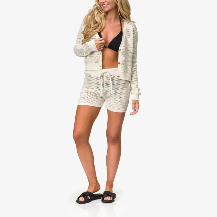Women Reef Hoodies Sweaters and Jackets Mika Knit Cardigan Marshmallow Women Reef Hoodies Sweaters and Jackets Mika Knit Cardigan Marshmallow