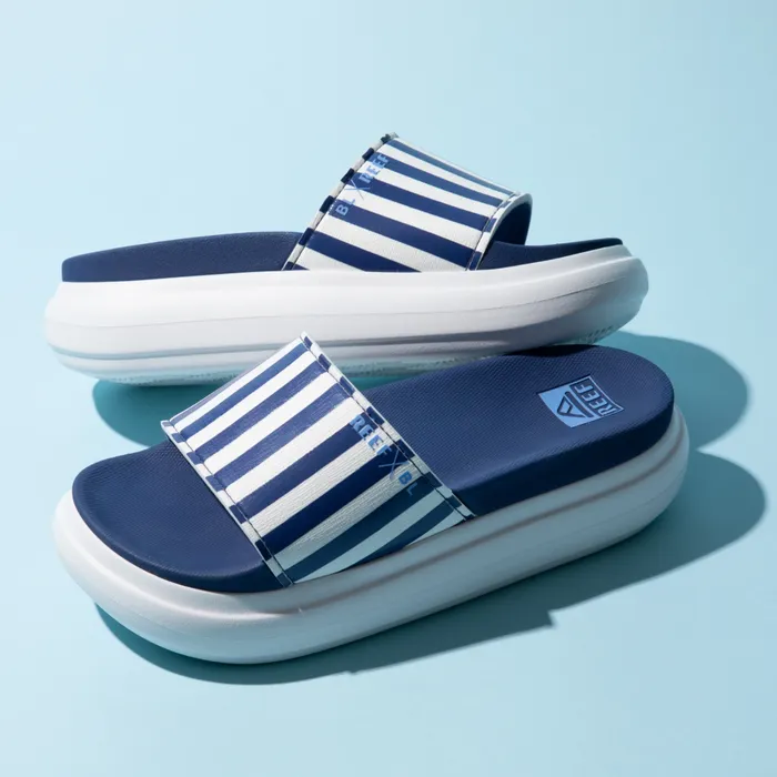 Women Reef Sandals Cushion Bondi Bay Bluestone Lane Blue Women Reef Sandals Cushion Bondi Bay Bluestone Lane Blue