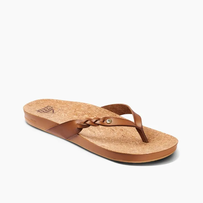 Women Reef Sandals Cushion Court Twist Coffee Women Reef Sandals Cushion Court Twist Coffee