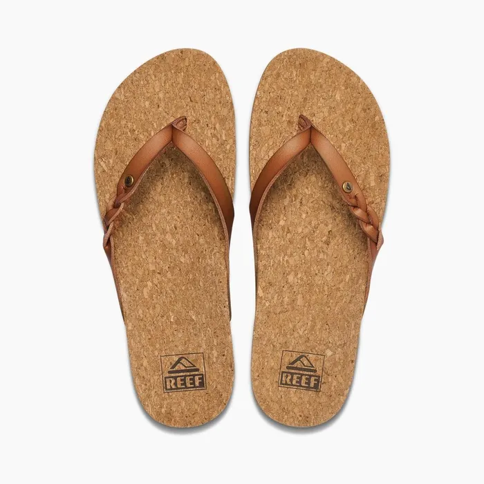 Women Reef Sandals Cushion Court Twist Coffee Women Reef Sandals Cushion Court Twist Coffee