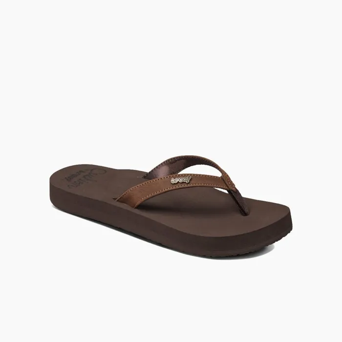 Women Reef Sandals Cushion Luna Brown