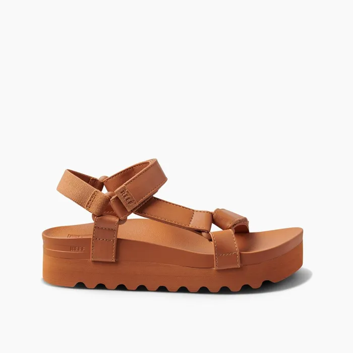 Women Reef Sandals Cushion Rem Hi Cognac