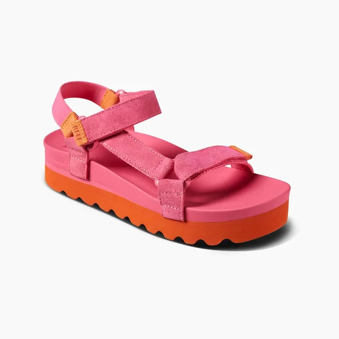 Women Reef Sandals Cushion Rem Hi Orange Crush Women Reef Sandals Cushion Rem Hi Orange Crush