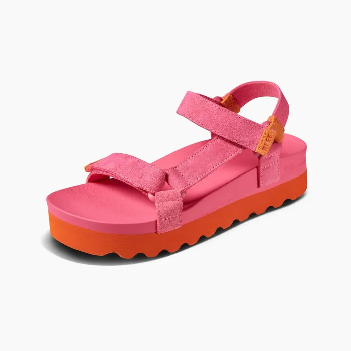 Women Reef Sandals Cushion Rem Hi Orange Crush Women Reef Sandals Cushion Rem Hi Orange Crush
