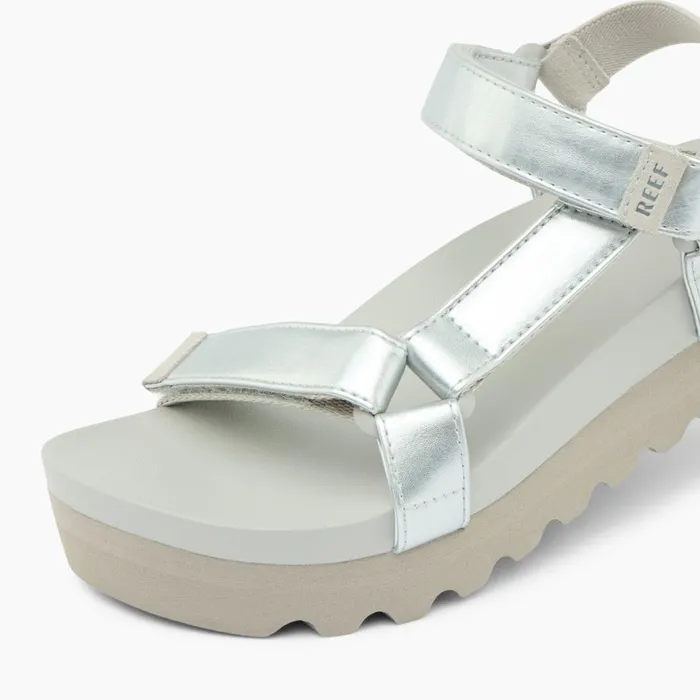 Women Reef Sandals Cushion Rem Hi Silver Women Reef Sandals Cushion Rem Hi Silver