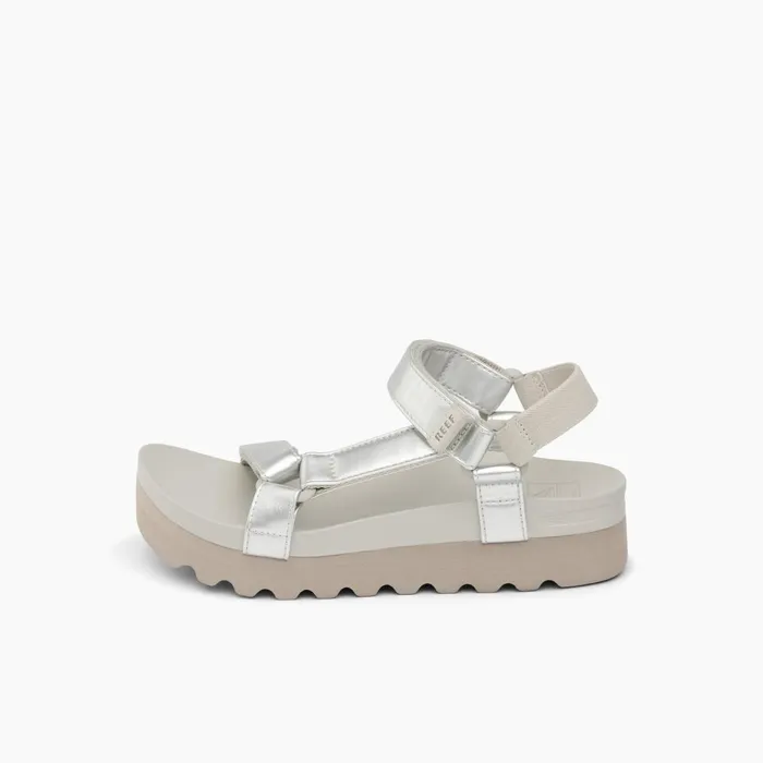 Women Reef Sandals Cushion Rem Hi Silver Women Reef Sandals Cushion Rem Hi Silver