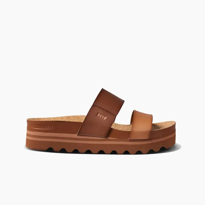 Women Reef Sandals Cushion Vista Hi Espresso Duo