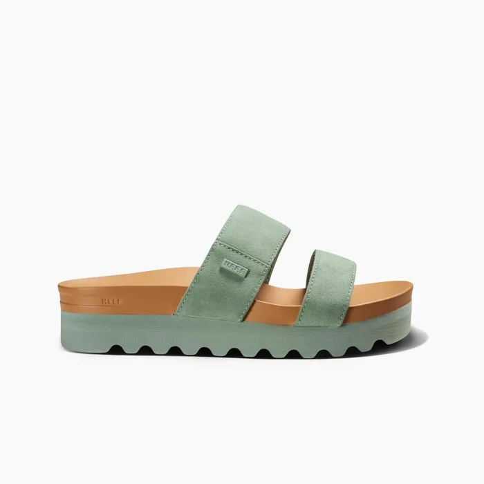 Women Reef Sandals Cushion Vista Hi Frosty Suede