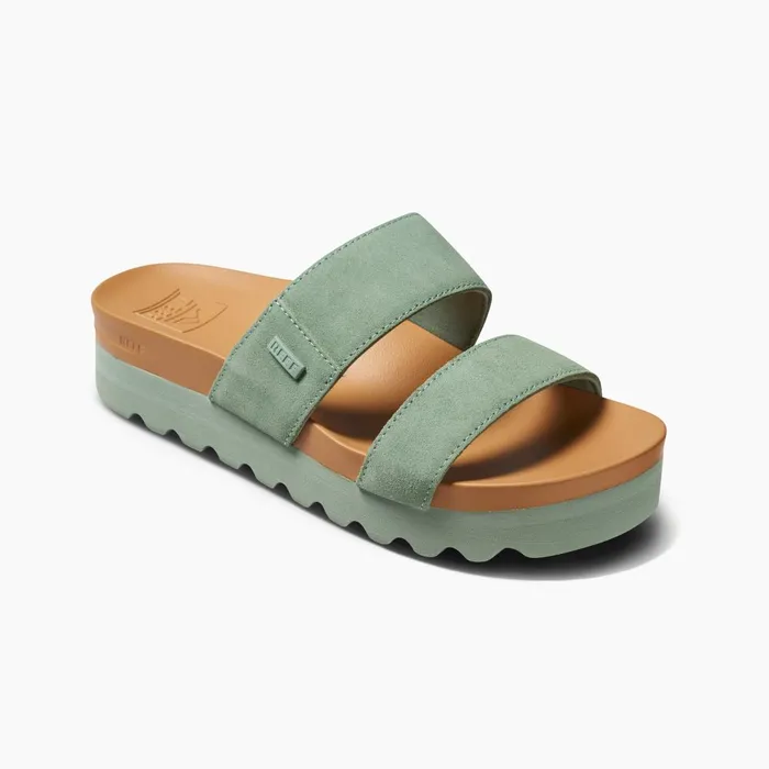 Women Reef Sandals Cushion Vista Hi Frosty Suede Women Reef Sandals Cushion Vista Hi Frosty Suede