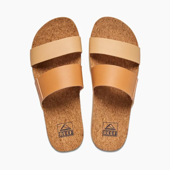 Women Reef Sandals Cushion Vista Hi Natural Duo Women Reef Sandals Cushion Vista Hi Natural Duo