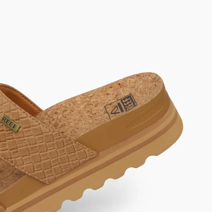 Women Reef Sandals Cushion Vista Hi Tan Wicker Women Reef Sandals Cushion Vista Hi Tan Wicker