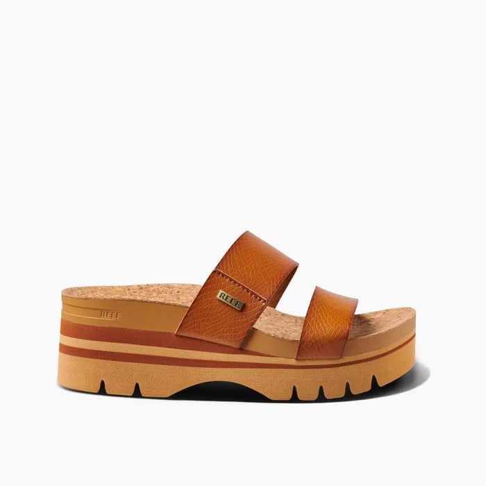 Women Reef Sandals Cushion Vista Higher Cognac