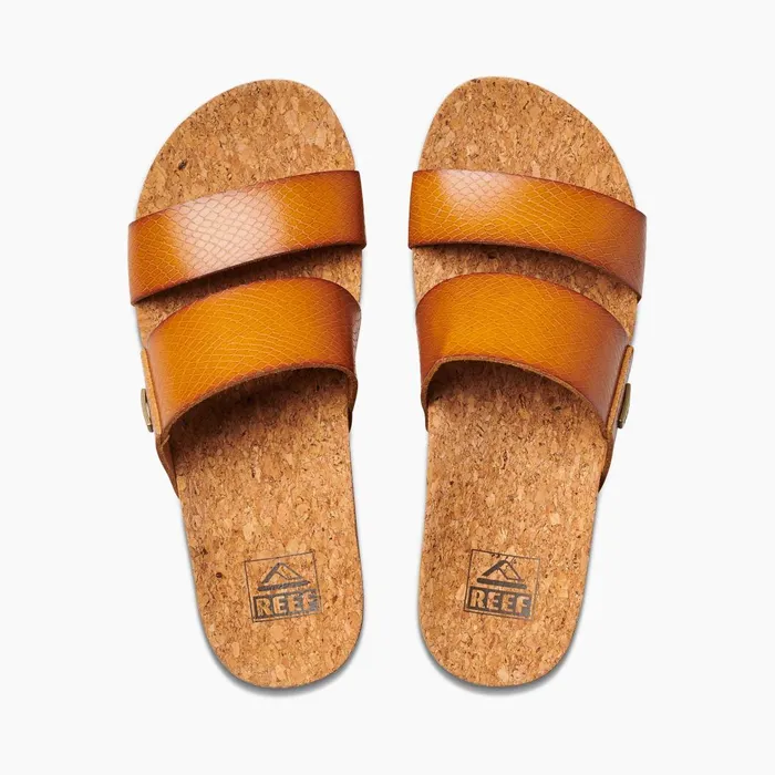 Women Reef Sandals Cushion Vista Higher Cognac Women Reef Sandals Cushion Vista Higher Cognac
