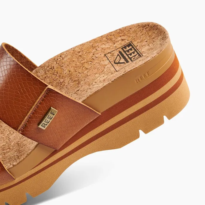 Women Reef Sandals Cushion Vista Higher Cognac Women Reef Sandals Cushion Vista Higher Cognac