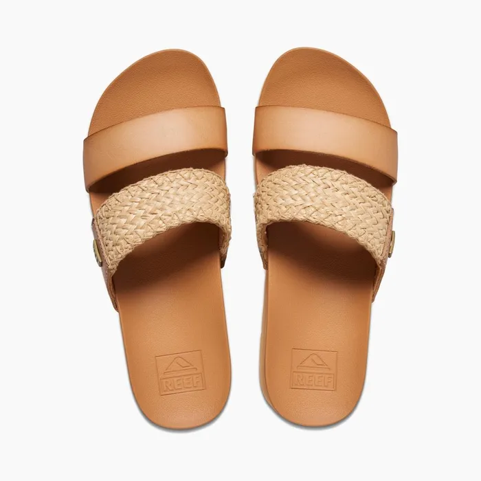 Women Reef Sandals Cushion Vista Higher Natural Raffia Women Reef Sandals Cushion Vista Higher Natural Raffia