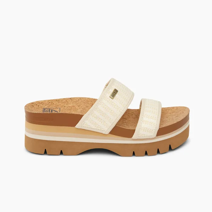 Women Reef Sandals Cushion Vista Higher Raffia