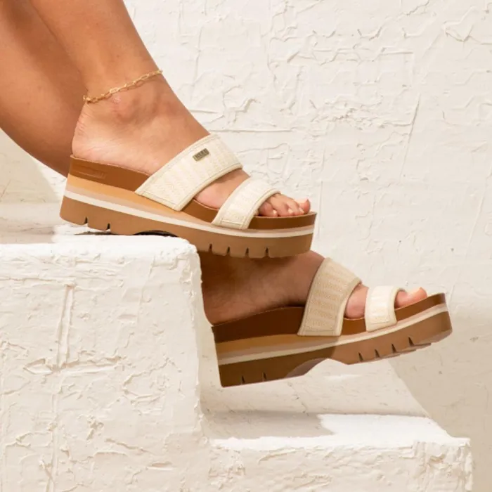 Women Reef Sandals Cushion Vista Higher Raffia Women Reef Sandals Cushion Vista Higher Raffia