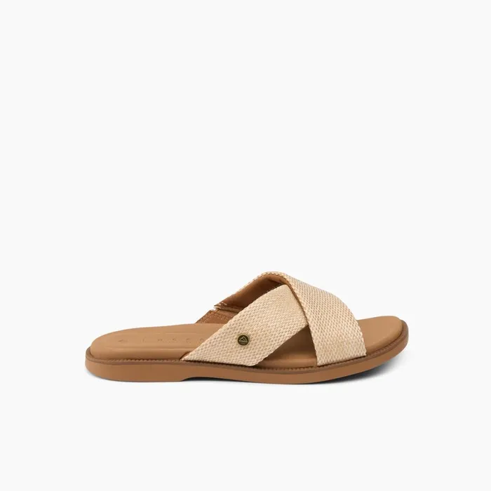 Women Reef Sandals Lofty Lux X Tan Raffia