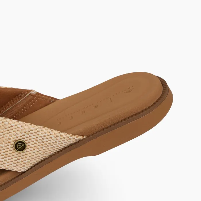 Women Reef Sandals Lofty Lux X Tan Raffia Women Reef Sandals Lofty Lux X Tan Raffia