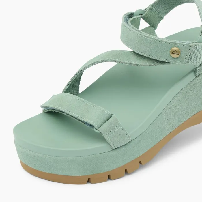 Women Reef Sandals Vista Higher Luna Frosty Suede Women Reef Sandals Vista Higher Luna Frosty Suede