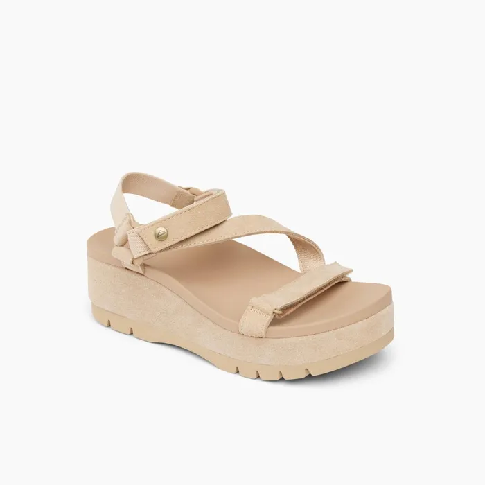 Women Reef Sandals Vista Higher Luna Oasis Suede Women Reef Sandals Vista Higher Luna Oasis Suede