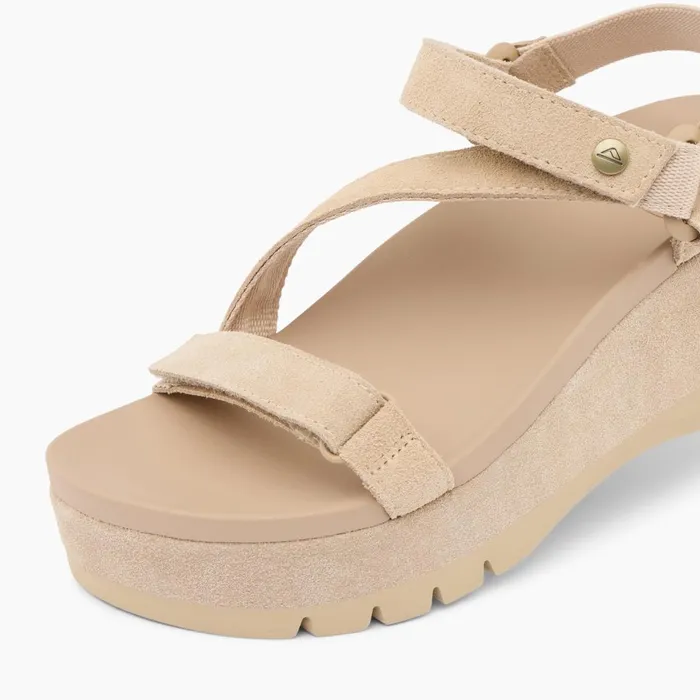 Women Reef Sandals Vista Higher Luna Oasis Suede Women Reef Sandals Vista Higher Luna Oasis Suede
