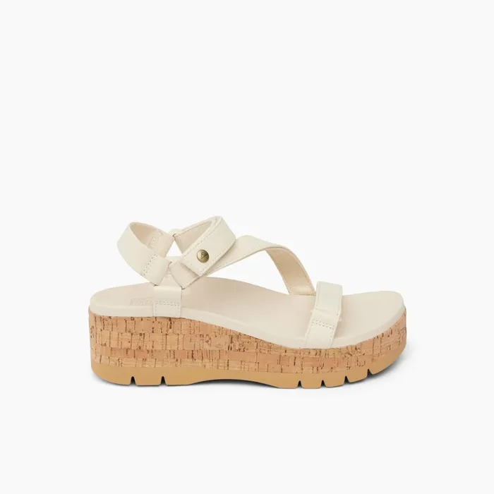 Women Reef Sandals Vista Higher Luna Vintage Cork